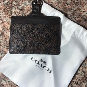 Authentic Coach Lanyard ID Holder